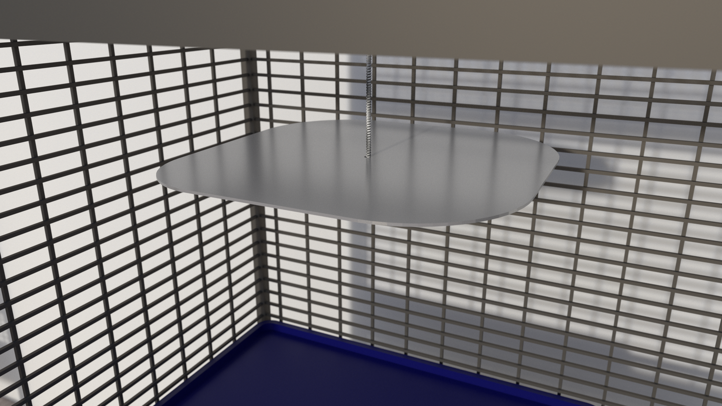 Rectangular Shelf for Cage