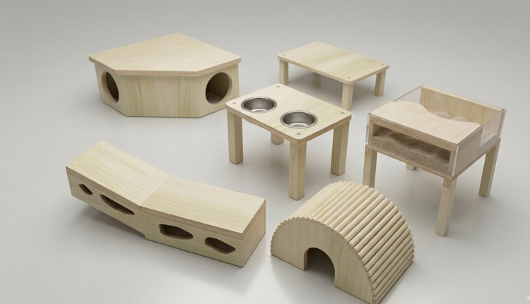 SET Habitat per Roditori – Kit Completi per Criceti, Cincillà, Ratti e Degu