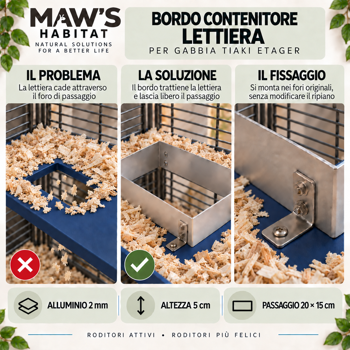 Tiaki Cage Litter Box