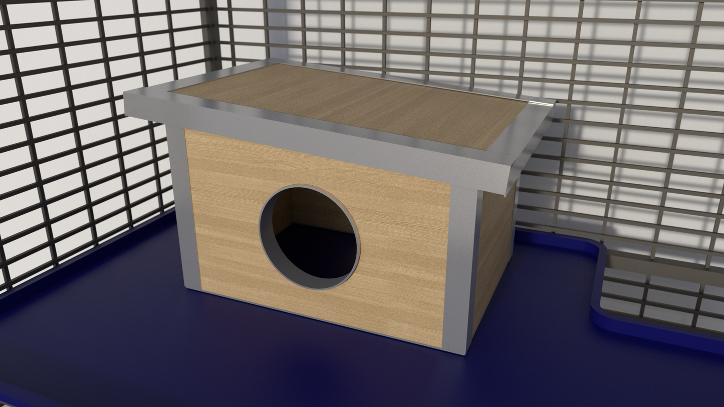 Casetta Tetto Sporgente Inclinato - Maw's Habitat di Mauro Giannattasio