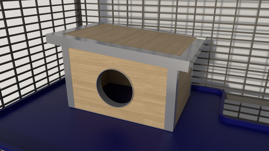 Casetta Tetto Sporgente Inclinato - Maw's Habitat di Mauro Giannattasio