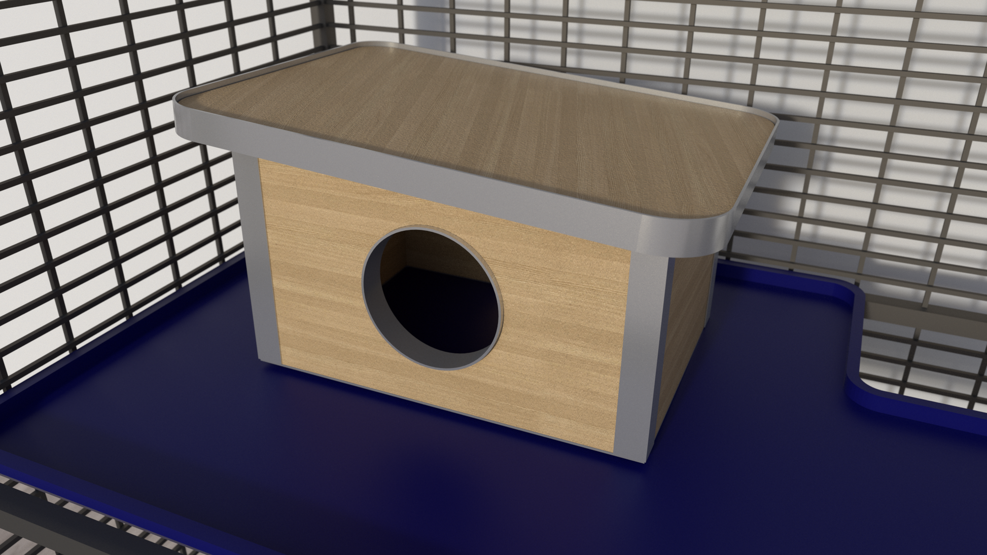 Casetta Tetto Stondato Sporgente Inclinato - Maw's Habitat di Mauro Giannattasio