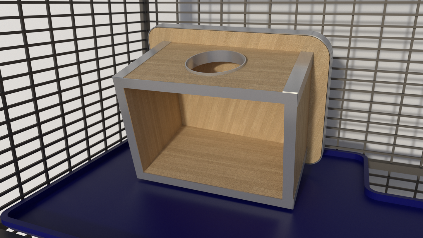 Casetta Tetto Stondato Sporgente Inclinato - Maw's Habitat di Mauro Giannattasio