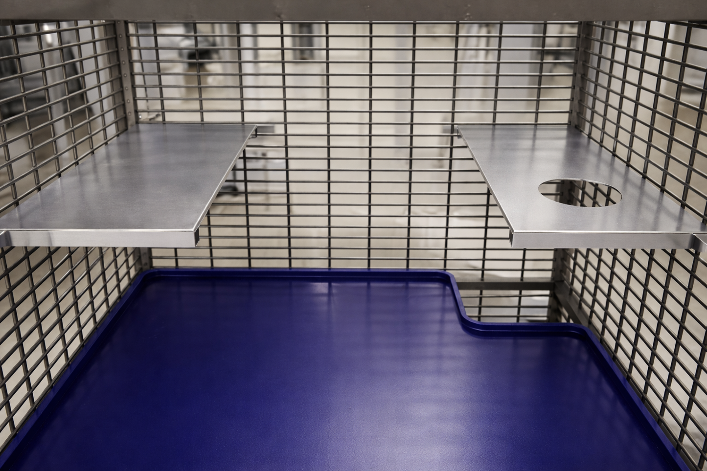 Rectangular Aluminum Rodent Shelf | Heavy Duty Cage Shelf