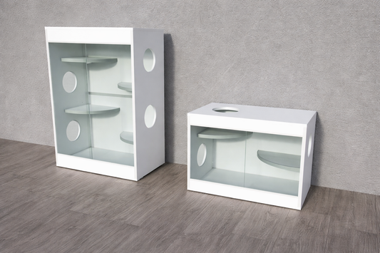 Dirt-Resistant Chinchilla and Degu Cage – Modular Wooden Habitat