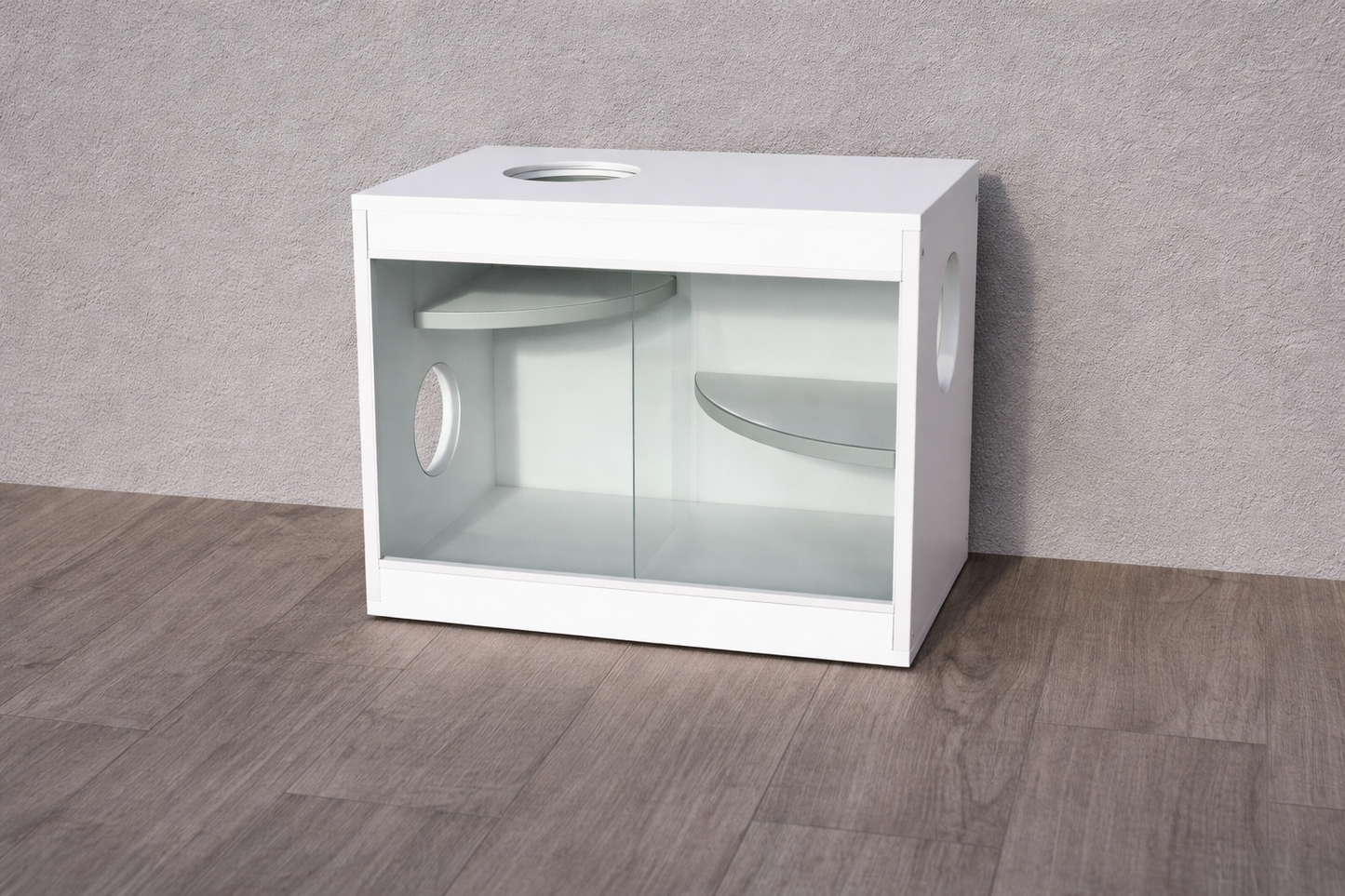 Dirt-Resistant Chinchilla and Degu Cage – Modular Wooden Habitat