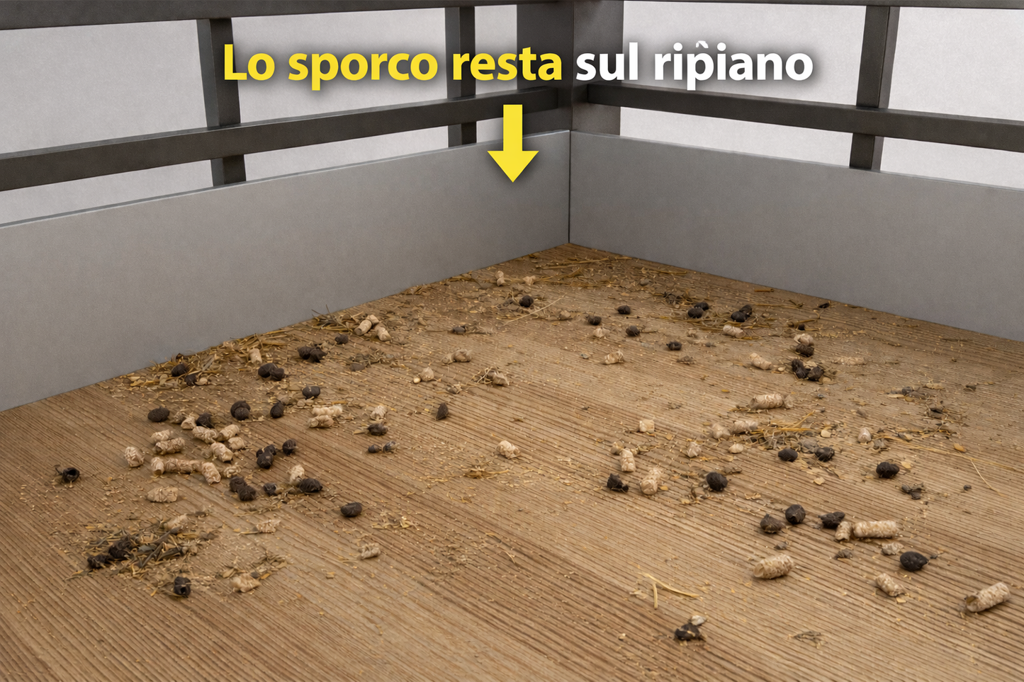 Waterproof Square Wooden Corner Shelf with Aluminum Edges