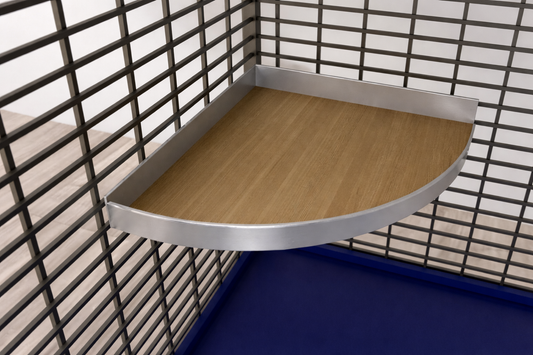 Corner Shelf for Cage