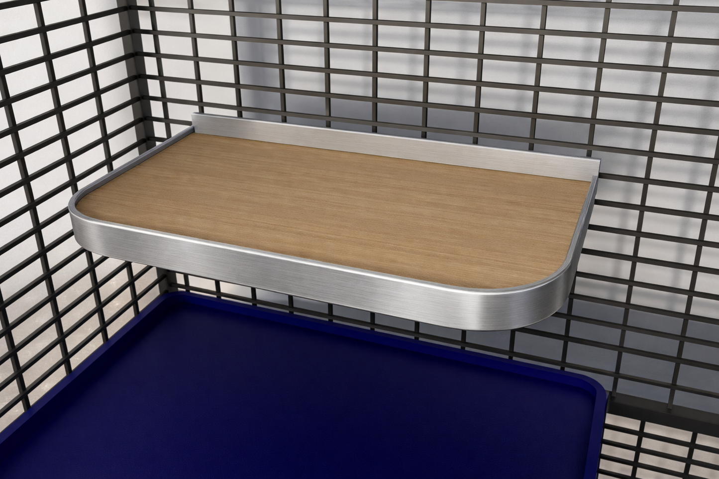 Corner Shelf for Cage
