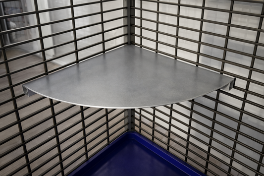 Aluminum Corner Shelf for Rodent Cages