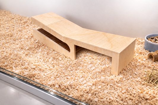 Natural Wood Underground Hamster Den