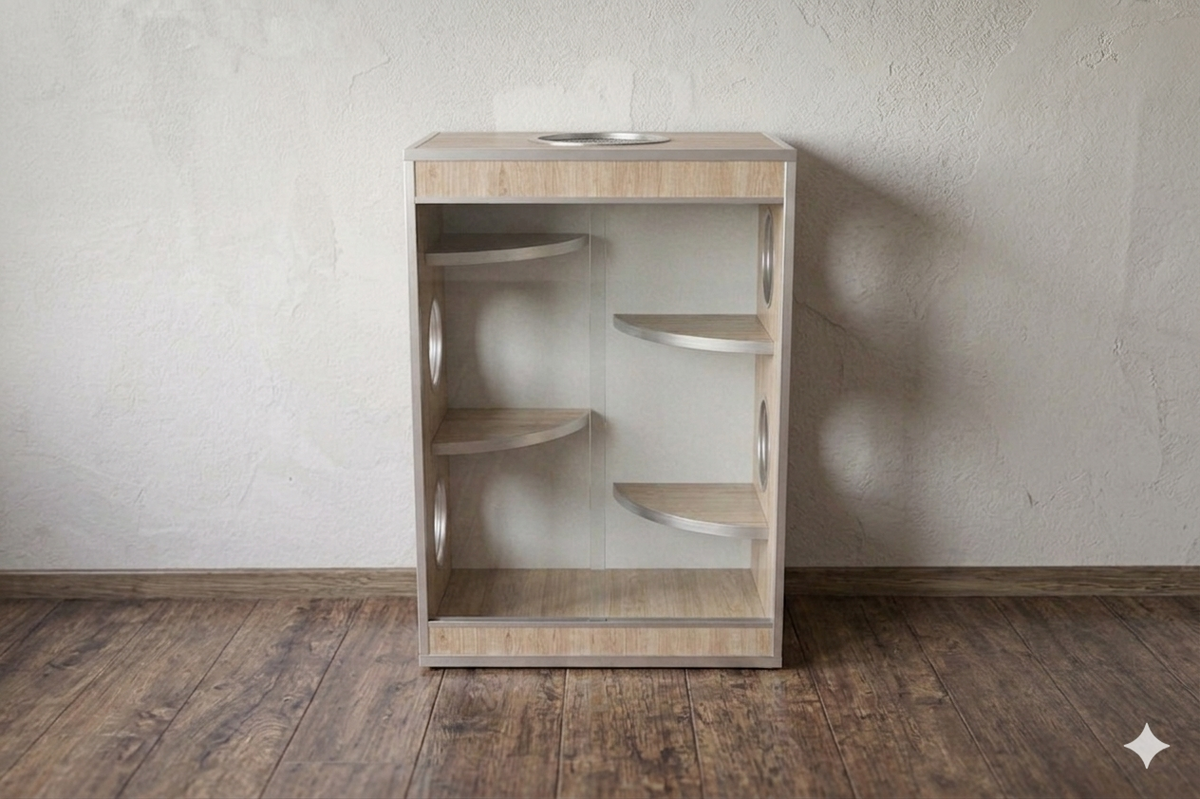 Dirt-Resistant Chinchilla and Degu Cage – Modular Wooden Habitat
