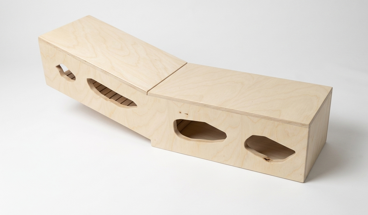 Natural Wood Underground Hamster Den