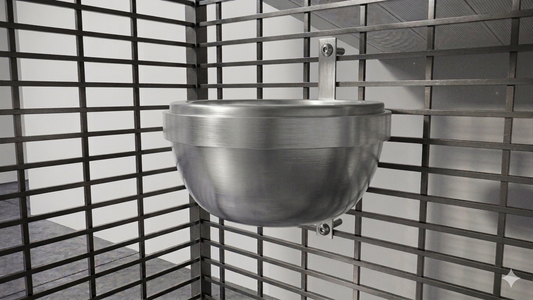Hanging Metal Den for Rodent Cages