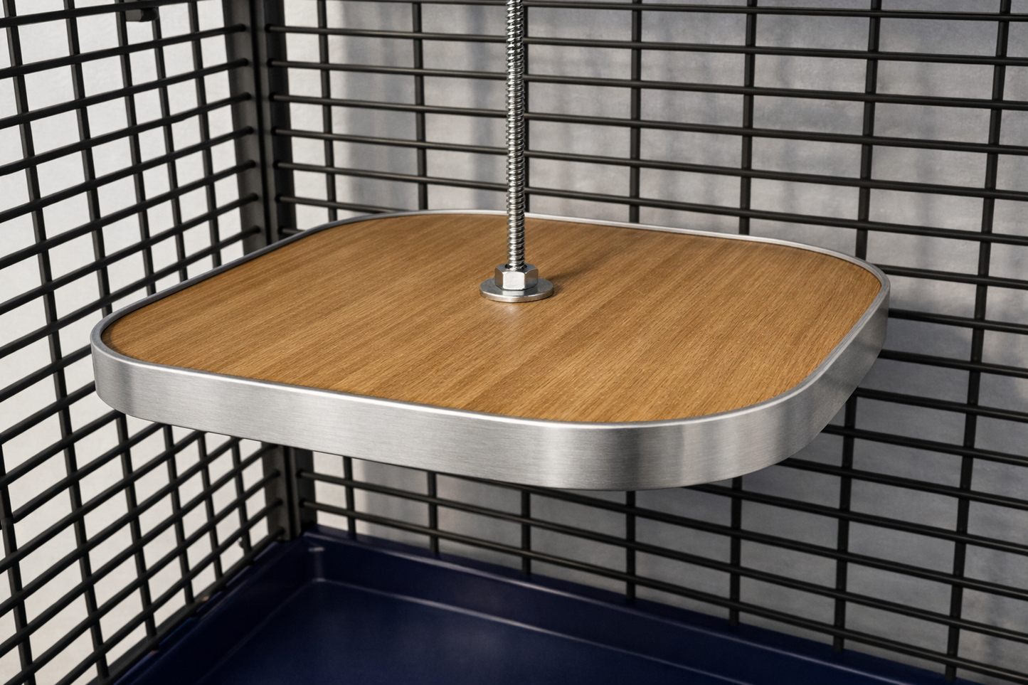 Rectangular Shelf for Cage