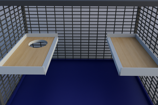 Mensola Rettangolare - Maw's Habitat di Mauro Giannattasio