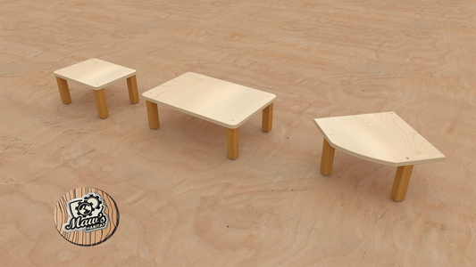 Tiny Paws Deck - Tavolini per Terrari - Maw's Habitat di Mauro Giannattasio