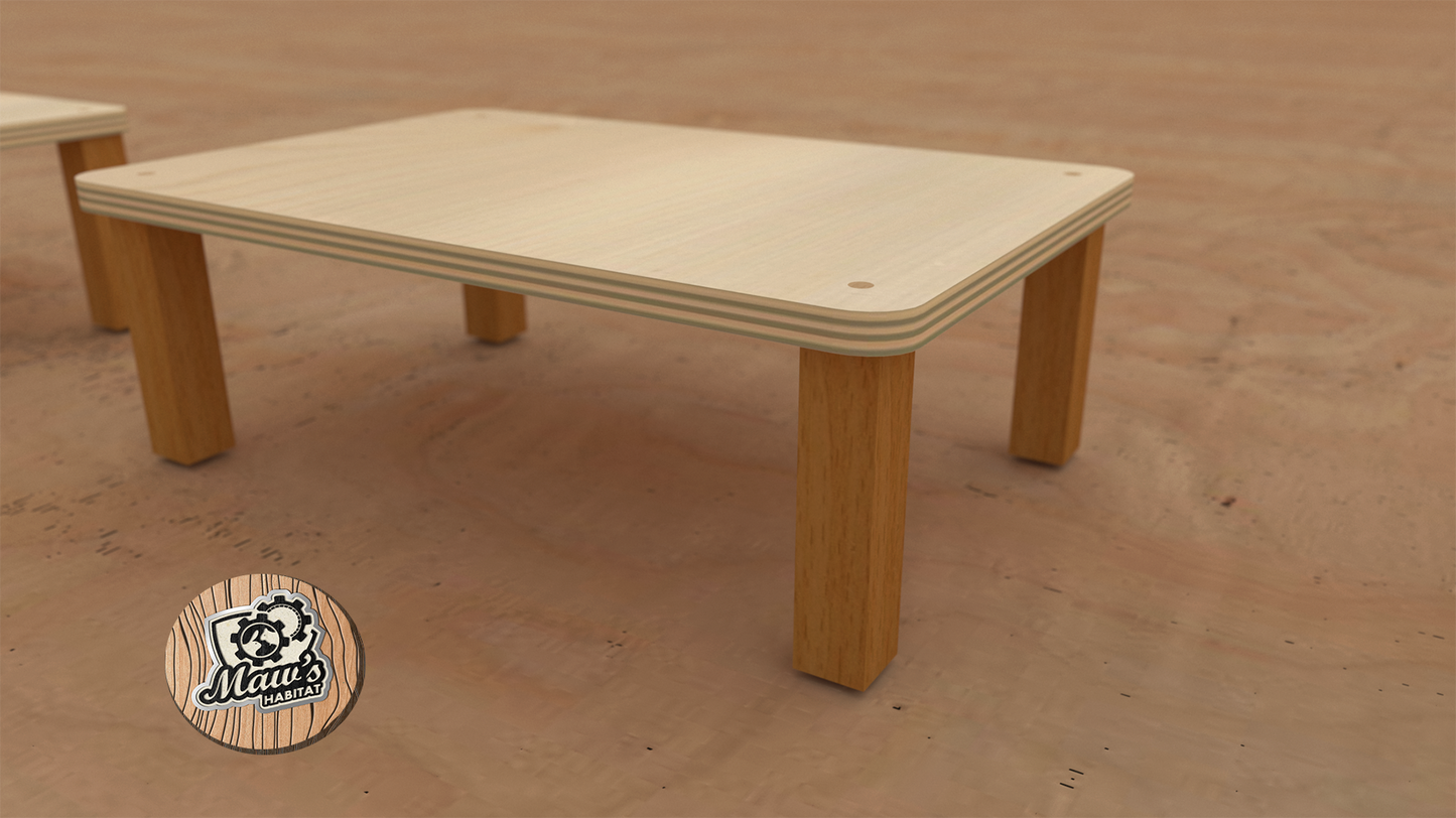 Tiny Paws Deck - Tavolini per Terrari - Maw's Habitat di Mauro Giannattasio