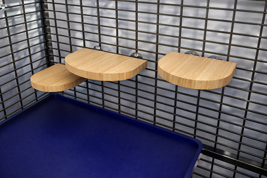 Natural Wood Shelves for Rodent Cages | Shelves for Rats, Chinchillas, and Degus