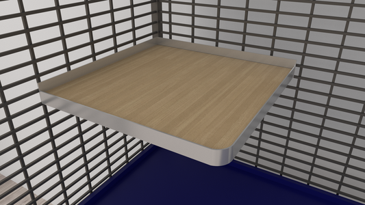 Mensola  Quadrata Stondata - Maw's Habitat di Mauro Giannattasio