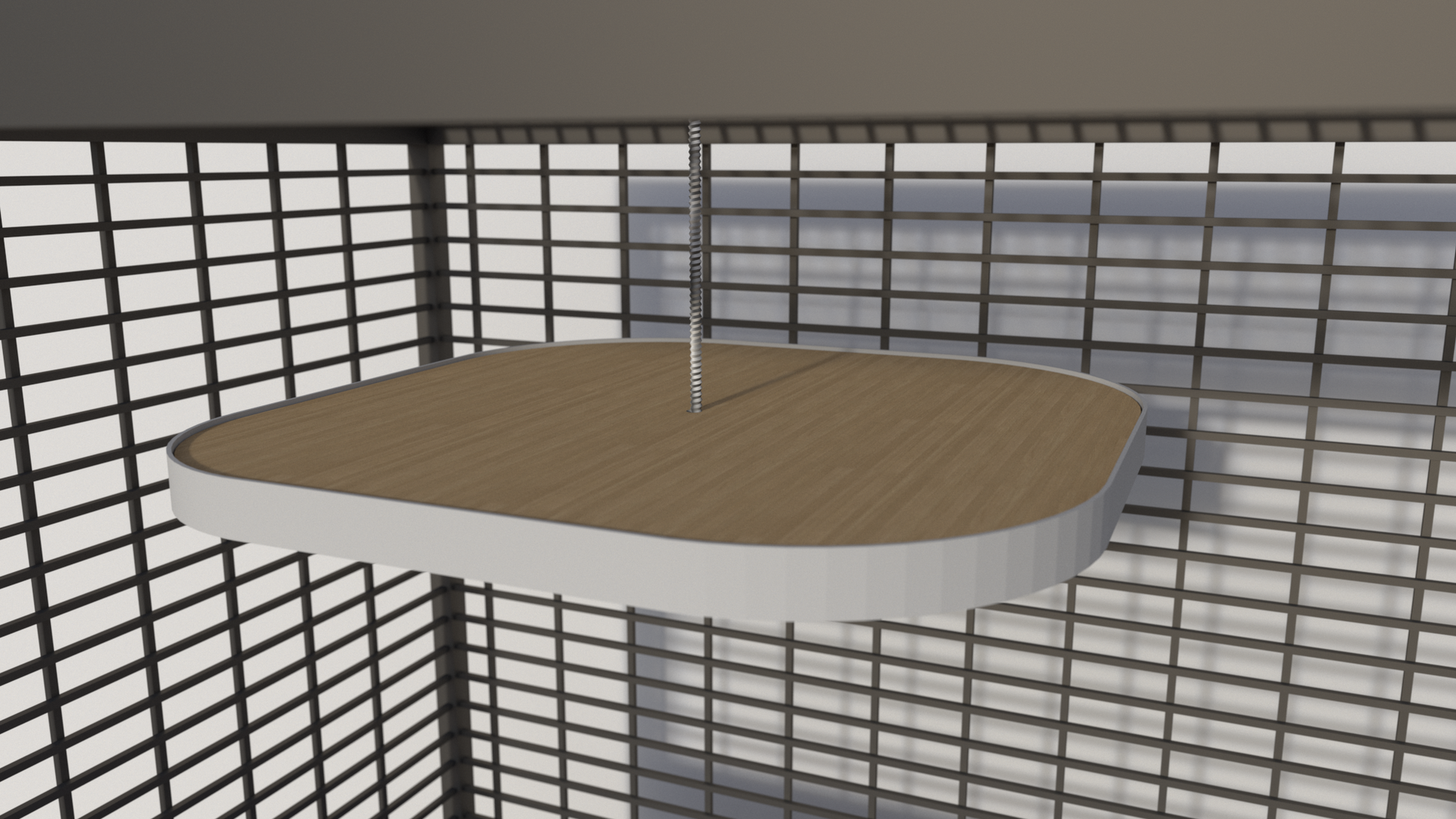 Ripiano Sospeso Quadrato Stondato - Maw's Habitat di Mauro Giannattasio