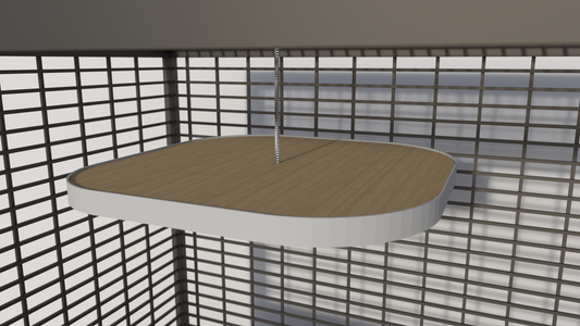 Ripiano Sospeso Quadrato Stondato - Maw's Habitat di Mauro Giannattasio