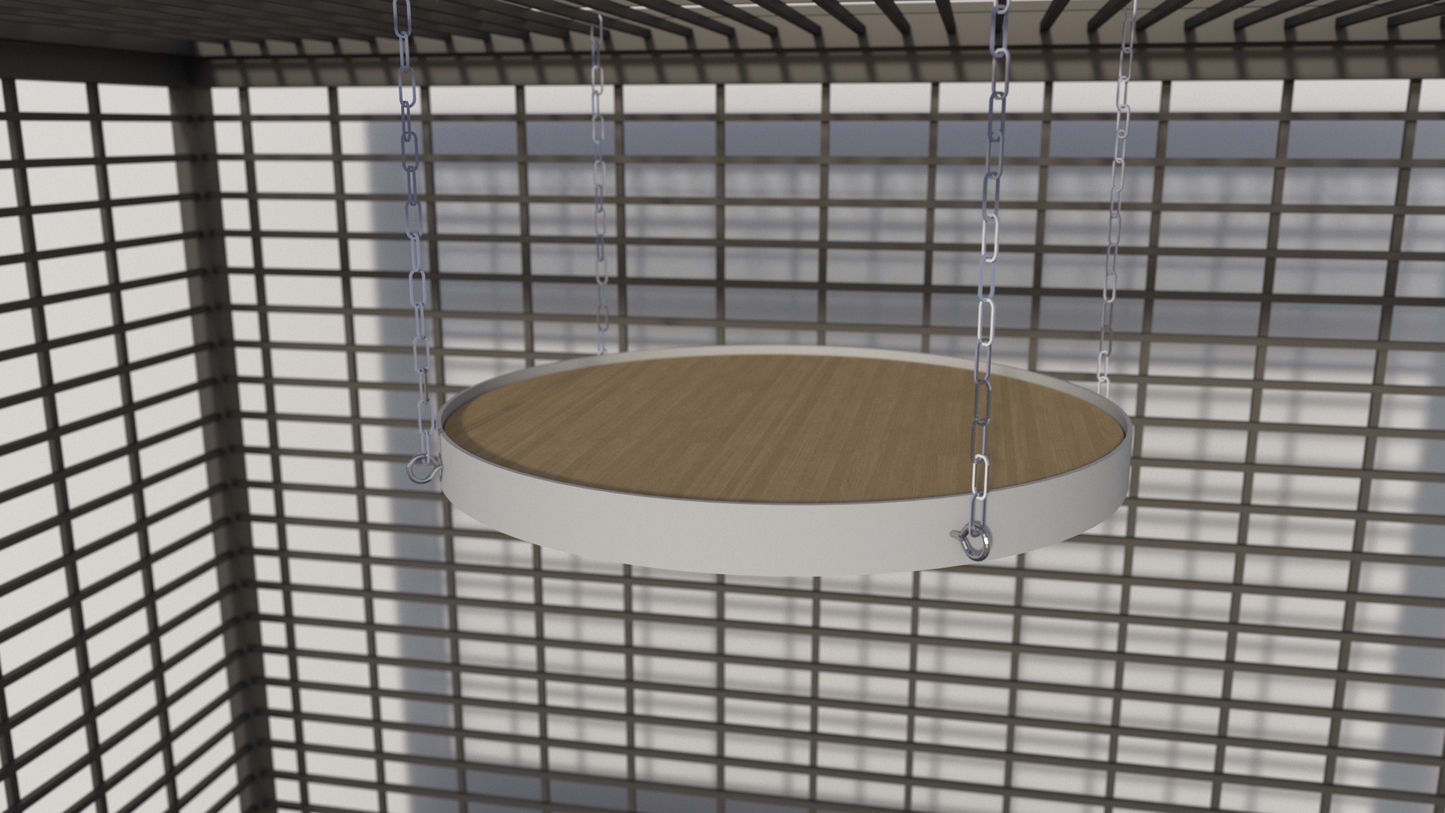 Ripiano Sospeso Tondo - Maw's Habitat di Mauro Giannattasio