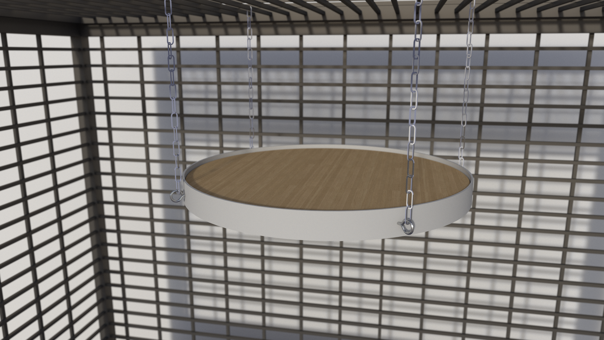 Ripiano Sospeso Tondo - Maw's Habitat di Mauro Giannattasio