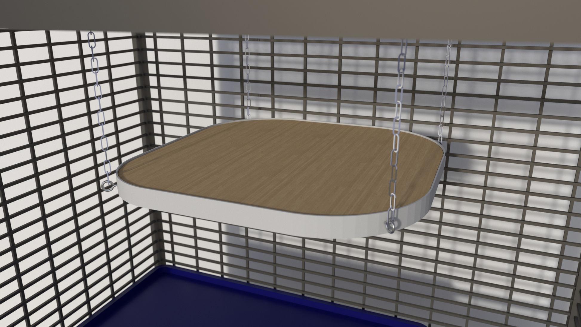 Ripiano Sospeso Quadrato Stondato - Maw's Habitat di Mauro Giannattasio